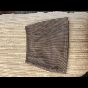 Grey corduroy skirt